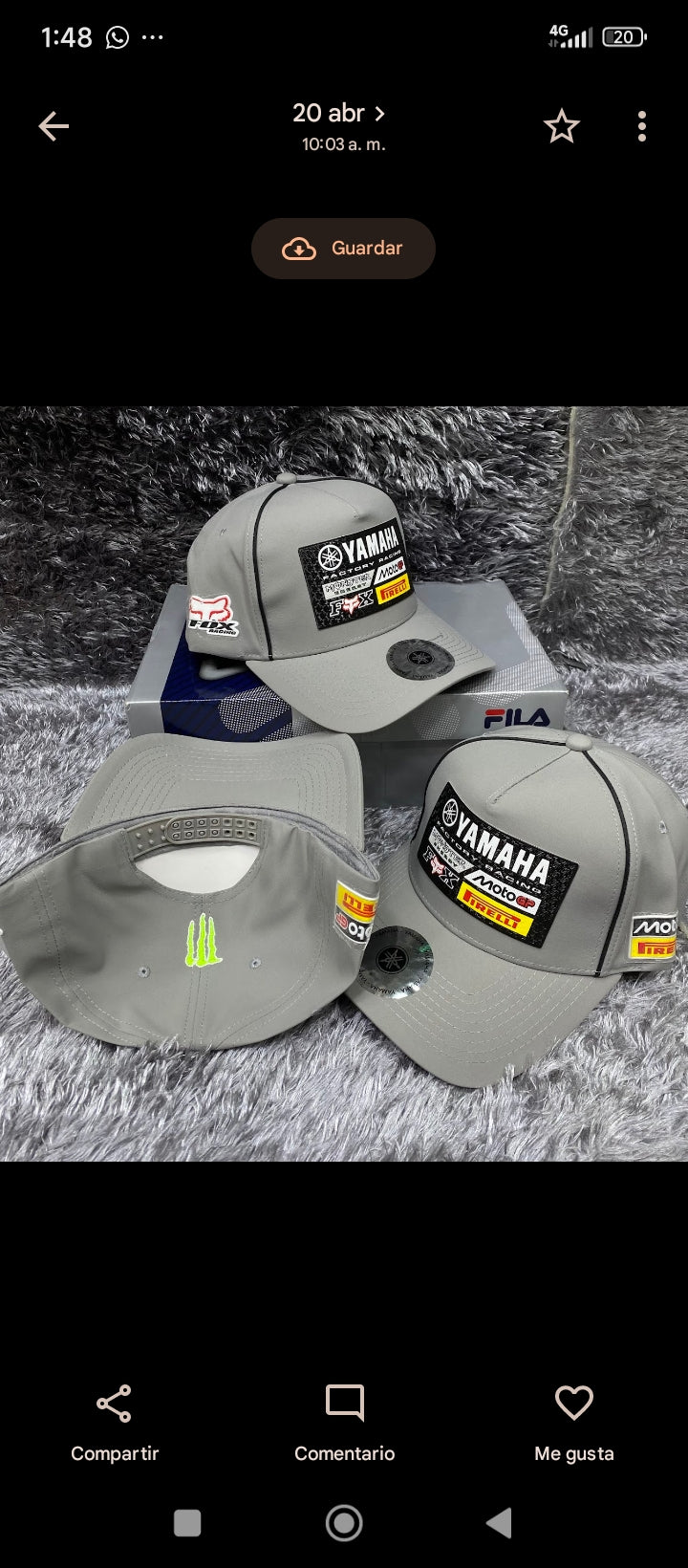 Gorra Yamaha Racing