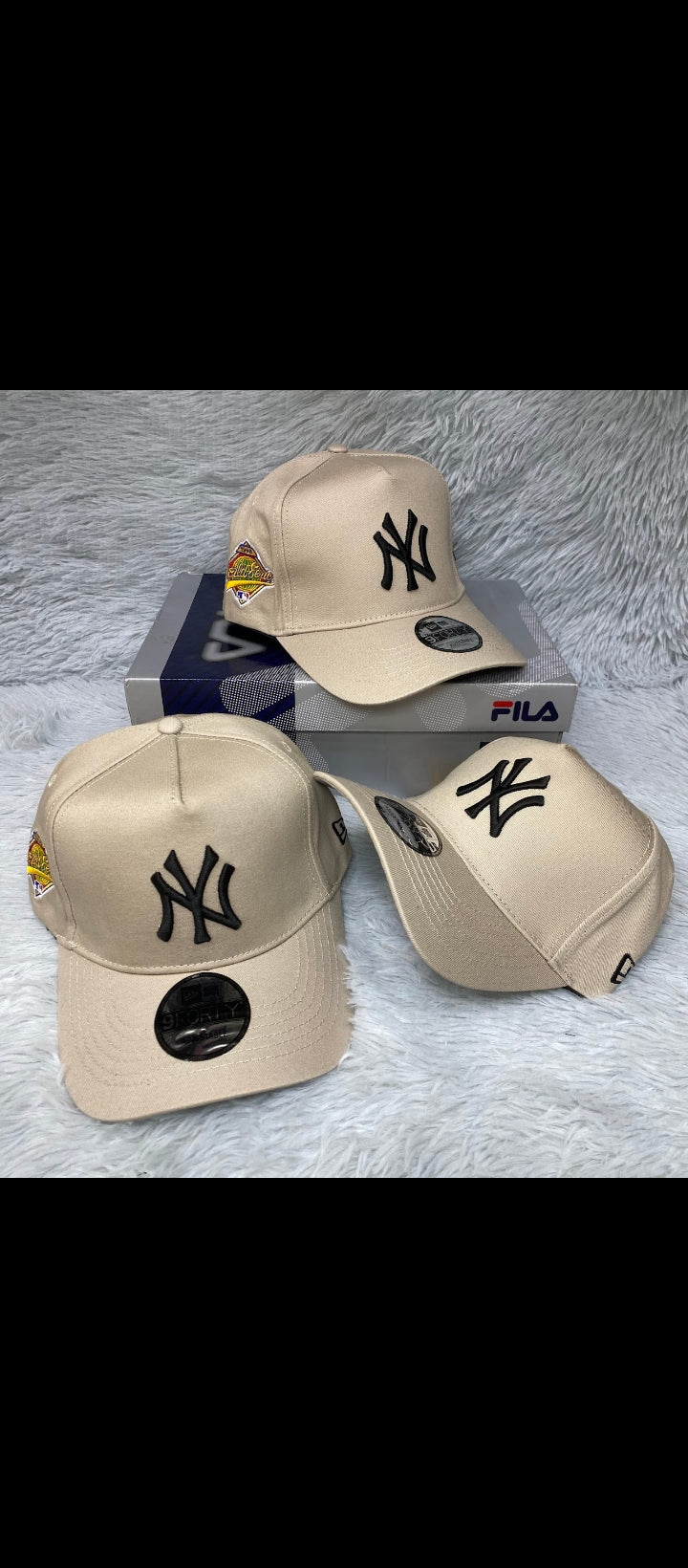 Gorra New York Beige